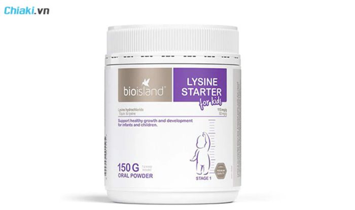 thực phẩm chức năng úc Bio Island Lysine Starter For Kids