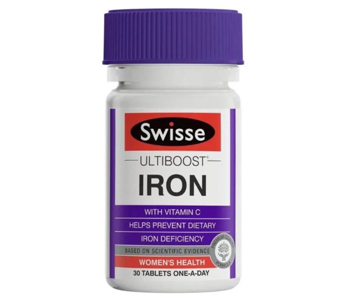 Thuốc bổ máu Swisse Ultiboost Iron