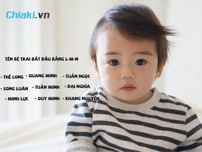 Gợi ý các tên con bắt đầu bằng L-M-N