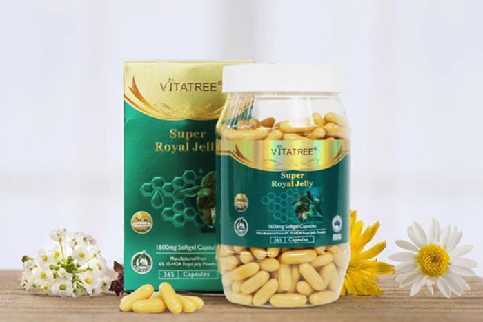 Sữa ong chúa Vitatree Super Royal Jelly 1600mg