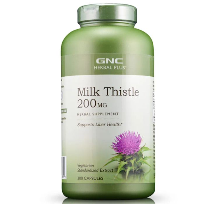 Viên bổ gan mát GNC Milk Thistle 200mg