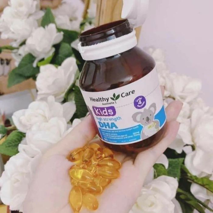 Viên uống DHA Healthy Care DHA Kid cho trẻ từ 4 tháng tuổi