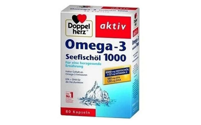 Dầu cá Omega 3 Doppelherz Seefischol cho bé