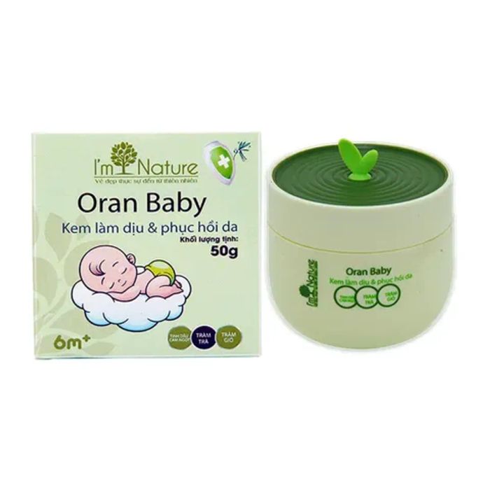 Kem chống muỗi cho bé Oran Baby I'm Nature 