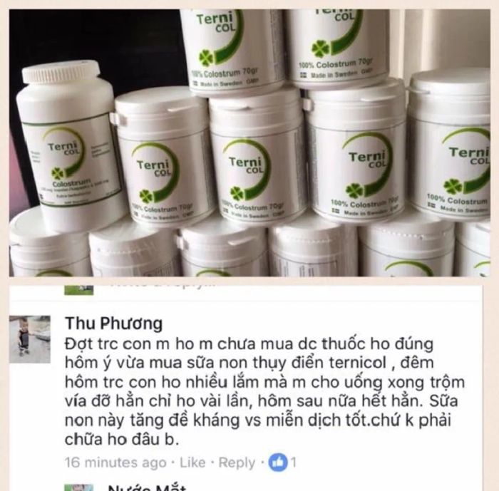 Công dụng của sữa non Ternicol Thụy Điển và những điều mẹ cần biết để bé khỏe mạnh !