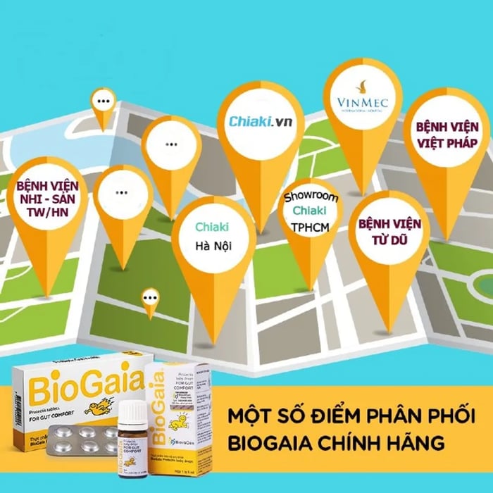 Men vi sinh Biogaia chính hãng tại Mytour