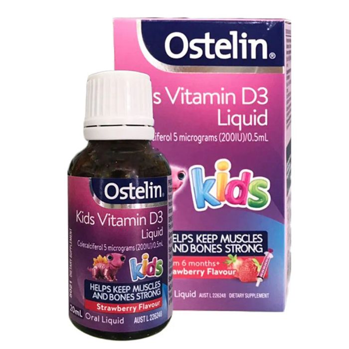 Vitamin D Ostelin bổ sung vitamin D cho trẻ em