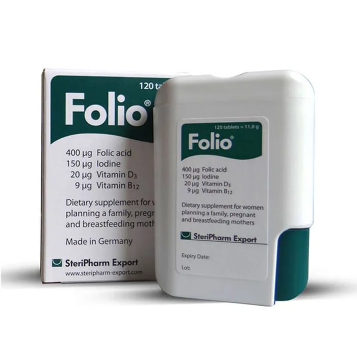 Viên folate cho bà bầu Acid Folic Folio