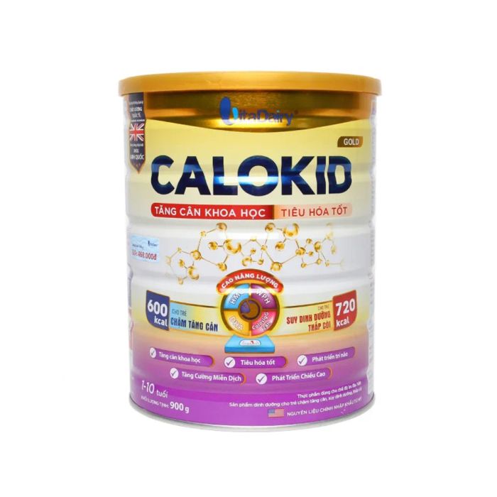 Sữa dinh dưỡng cho bé 1 tuổi - 10 tuổi Calokid Gold