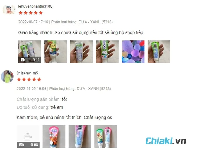 Review Kem đánh răng Lion cho bé