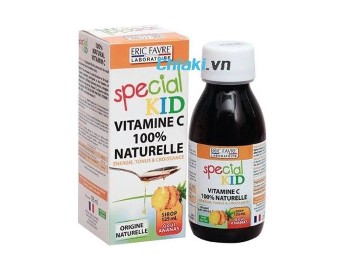 Siro Special Kid Vitamin C Naturelle, sản phẩm bổ sung vitamin C cho bé