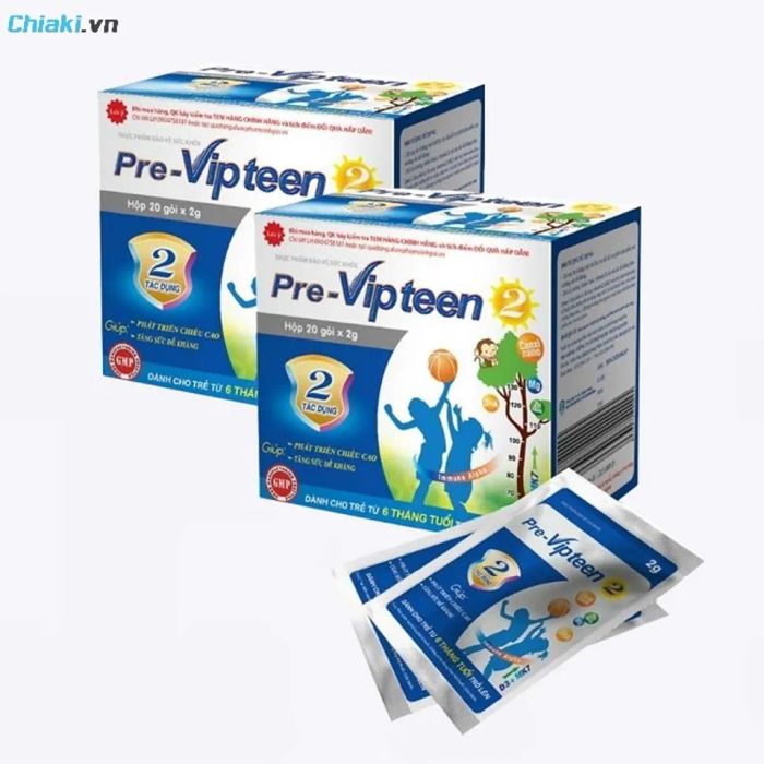 Cốm Pre-Vipteen 2 hỗ trợ tăng cân, chiều cao, đề kháng