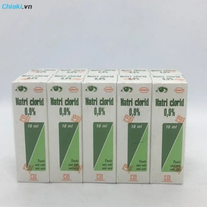 Nước muối sinh lý 0.9% Natri Clorid dành cho trẻ sơ sinh 