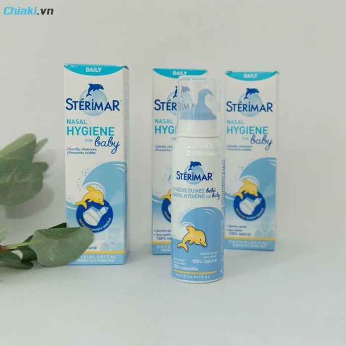 Xịt mũi cá heo vàng Sterimar Baby