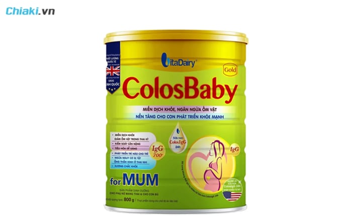 sữa bầu vào con không vào mẹ Colosbaby