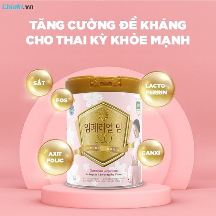 Sữa bầu XO Hàn Quốc cung cấp đầy đủ vitamin và khoáng chất cho bà bầu