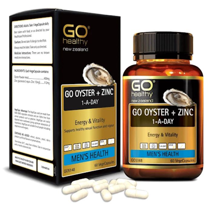 Tinh Chất Hàu Go Oyster Plus Zinc Của Úc Cải Thiện Ham Muốn