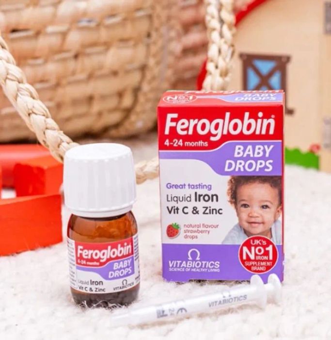 Siro vitamin C cho trẻ Feroglobin Baby Drops