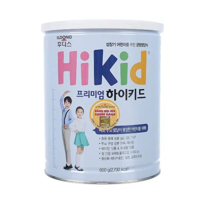 Sữa Hikid Premium Tách Béo - Thúc đẩy chiều cao cho bé từ 1 - 9 tuổi