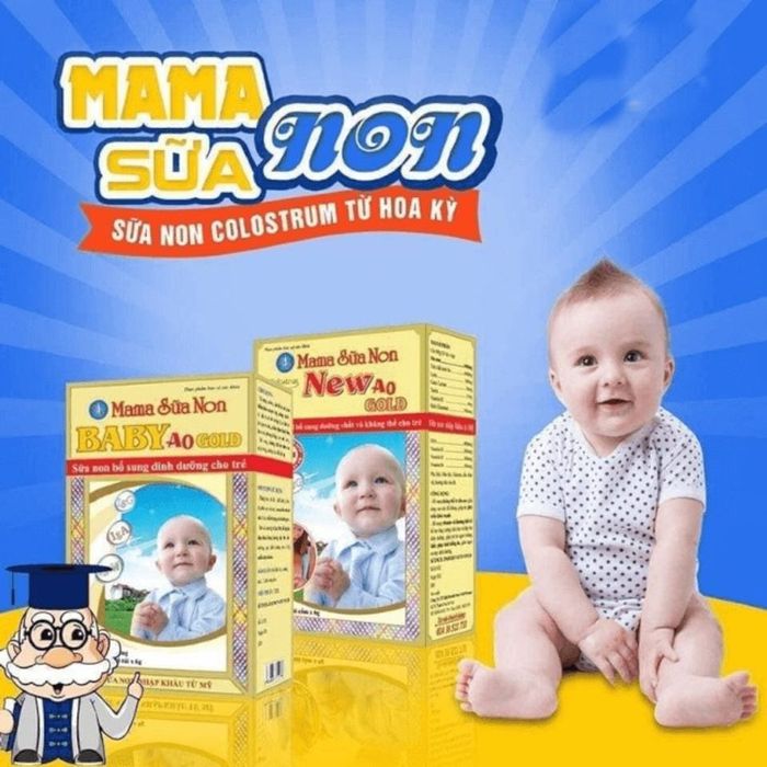 Sữa non Mama hiện có 2 loại là New A0 và Baby A0