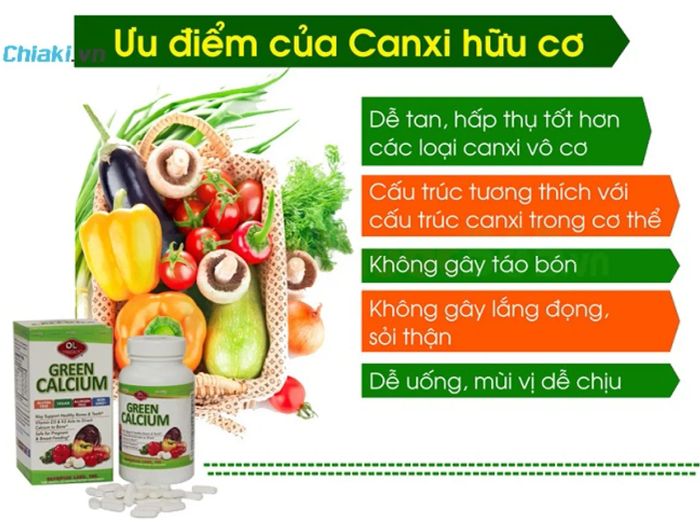 Tại sao cần bổ sung canxi hữu cơ cho bé?