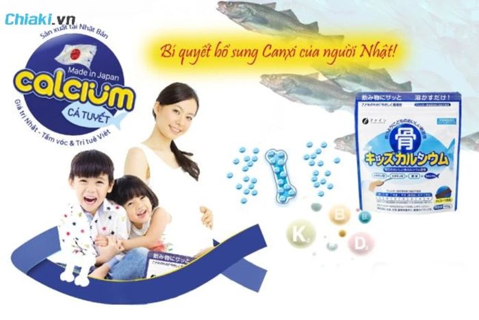 Bột canxi từ cá Tuyết Nhật Bản