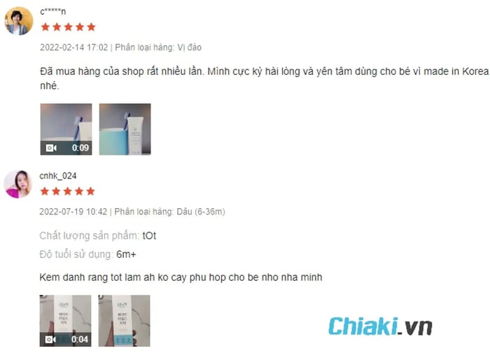 Review Kem đánh răng trẻ em Hàn Quốc Goongbe 