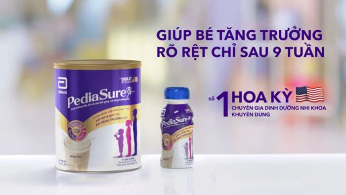 Uống sữa PediaSure có làm tăng cân không?