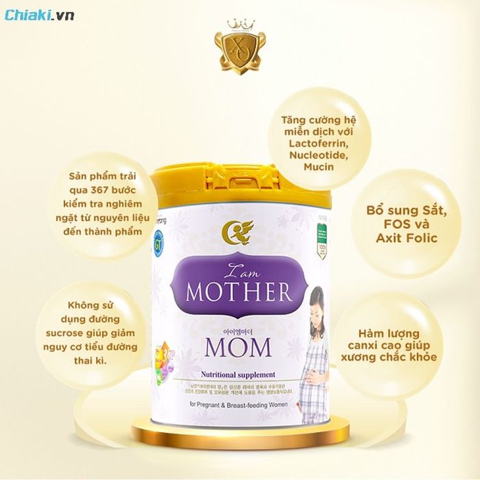 Sữa bầu I am mother Hàn Quốc áp dụng công nghệ tiên tiến