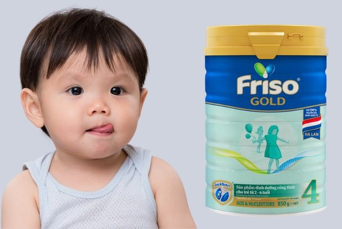 Sữa bột Friso Gold số 4 850g (2 - 6 tuổi) giúp bổ sung sắt cho trẻ