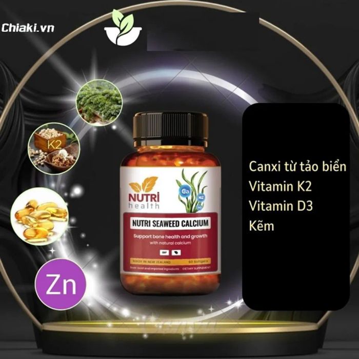 Viên uống canxi hữu cơ Nutri Seaweed Calcium