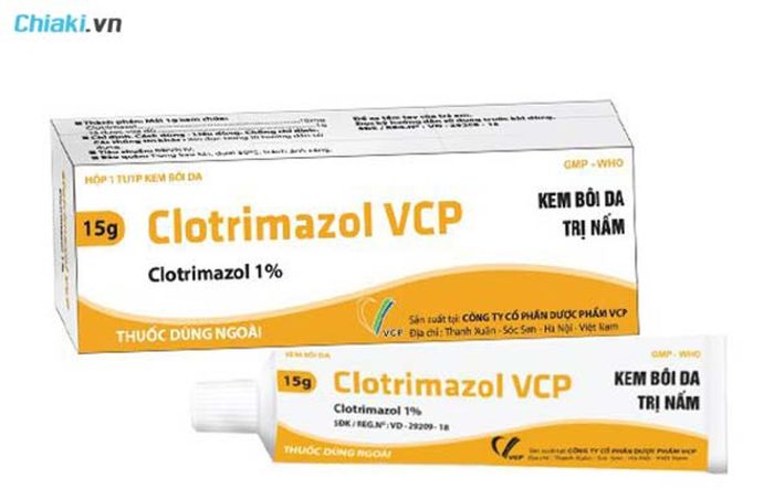 Kem trị ngứa Clotrimazol