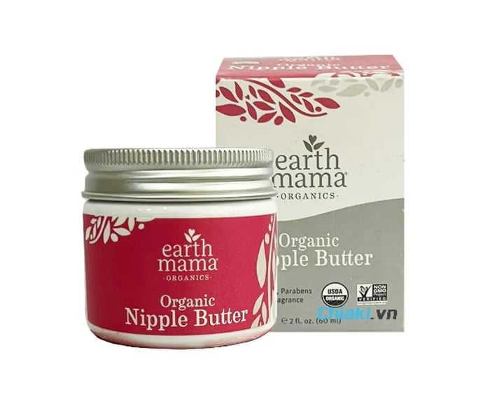 Kem trị nứt đầu vú Earth Mama Organic