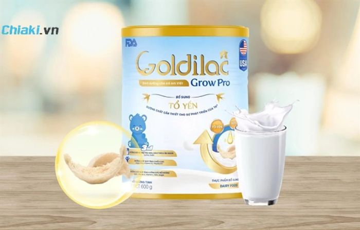 Sữa non tổ yến Goldilac Grow dành cho trẻ sơ sinh