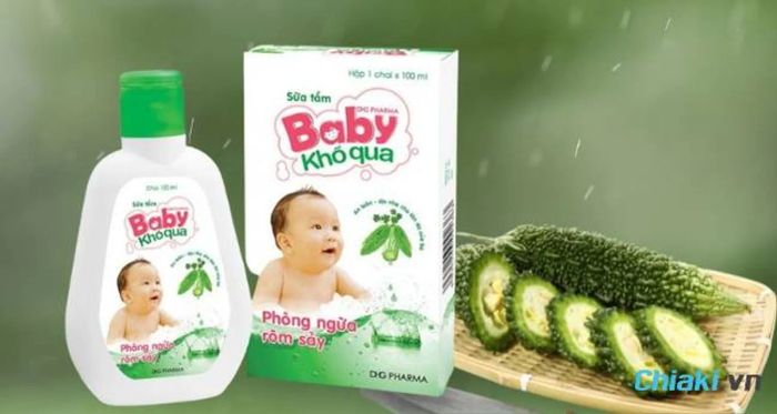 Sữa tắm Baby bí đỏ trị rôm sảy cho bé 