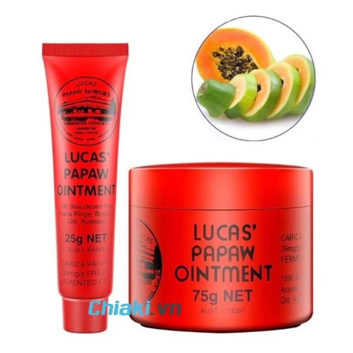 Kem trị nứt cổ gà Lucas Papaw Ointment