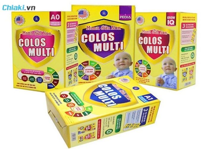 Sữa non dành cho trẻ sơ sinh tốt nhất Mama Colos Multi