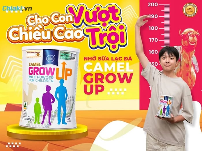 Sữa bột hỗ trợ tăng chiều cao Royal Ausnz Camel Grow Up Milk Powder