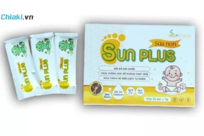 Sữa non cho trẻ sơ sinh tốt nhất hiện nay Sun Plus