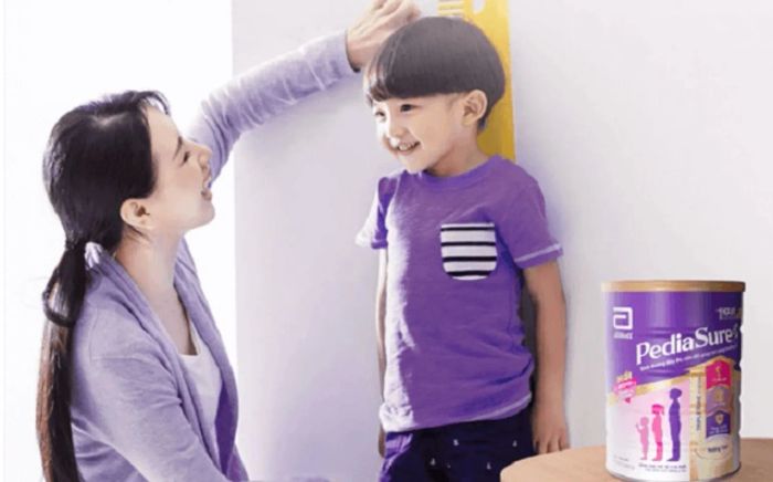 Sữa PediaSure có giúp trẻ tăng chiều cao không?