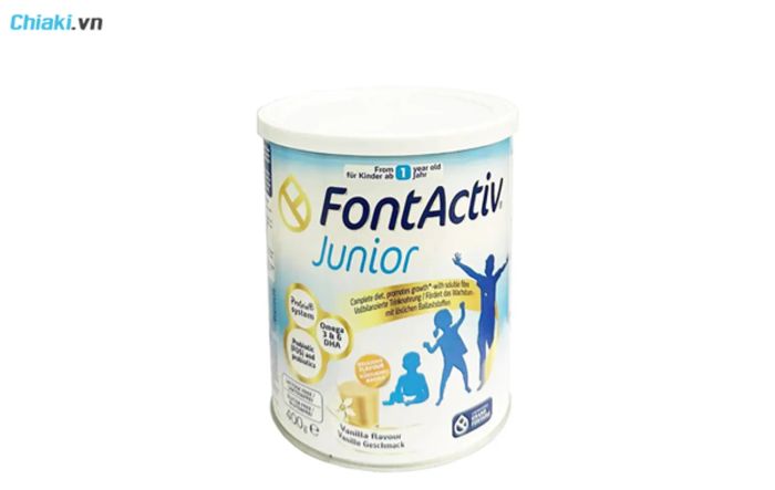 sữa tăng chiều cao cho bé 3 tuổi FontActiv Junior