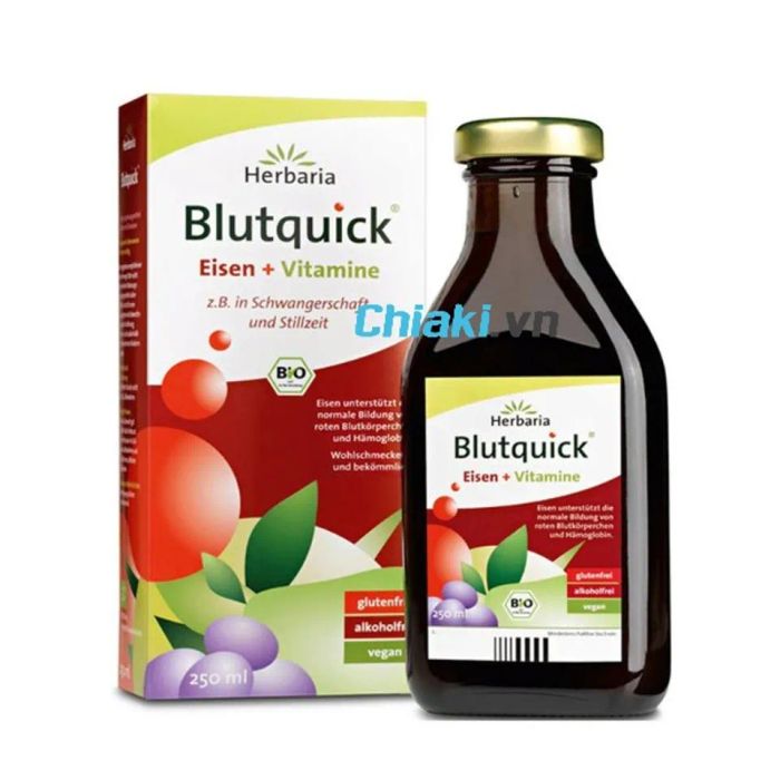 Sắt nước dành cho phụ nữ mang thai, Sắt nước cho bà bầu Herbaria Blutquick