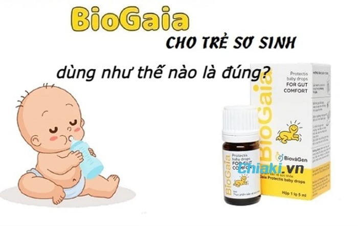 Hướng dẫn cách sử dụng Biogaia dạng tuýp và giọt cho trẻ sơ sinh