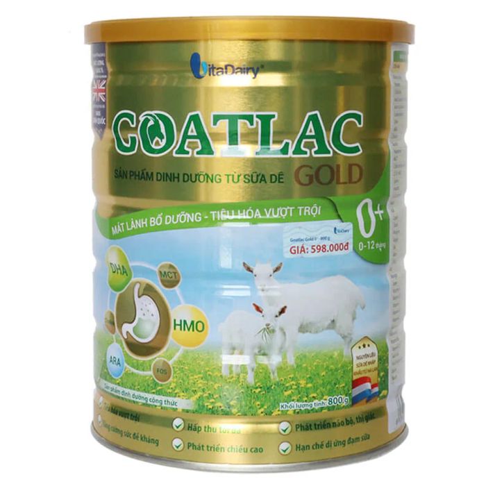 Sữa dê Goatlac Gold 0+