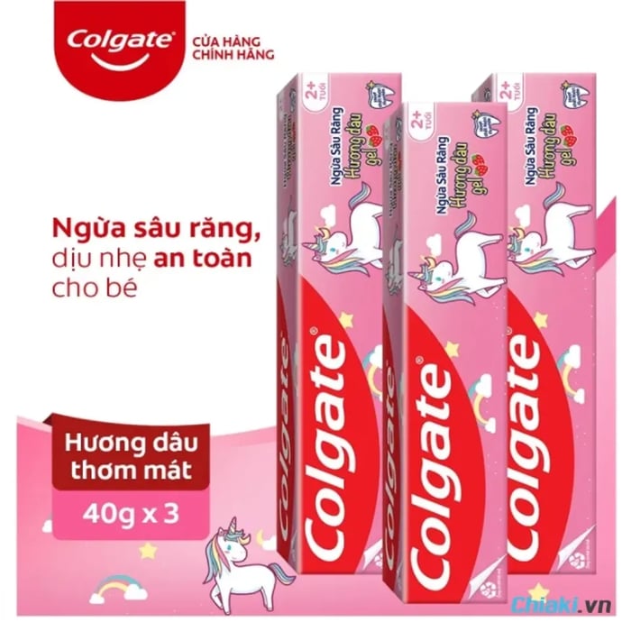 Kem đánh răng Colgate Mỹ dành cho trẻ Unicorn hương dâu