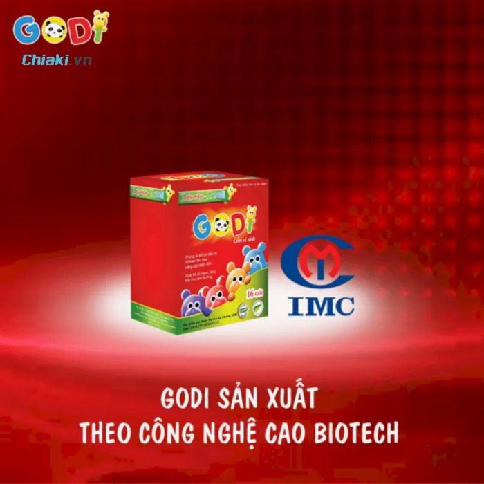 Cốm bồi dưỡng GoDi dành cho bé biếng ăn