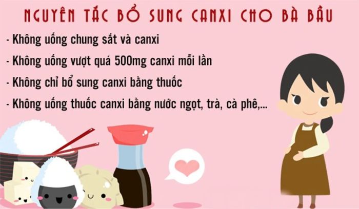 Bắt đầu bổ sung canxi từ tháng thứ 4 trở đi.