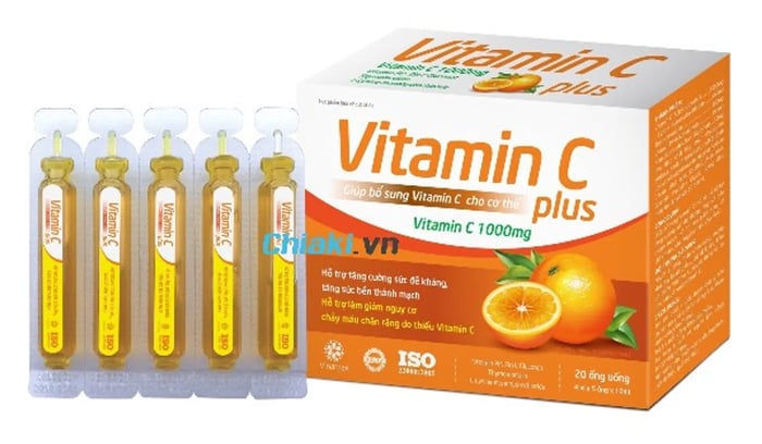 vitamin C dạng ống cho trẻ em, Vitamin C Plus Vinamax