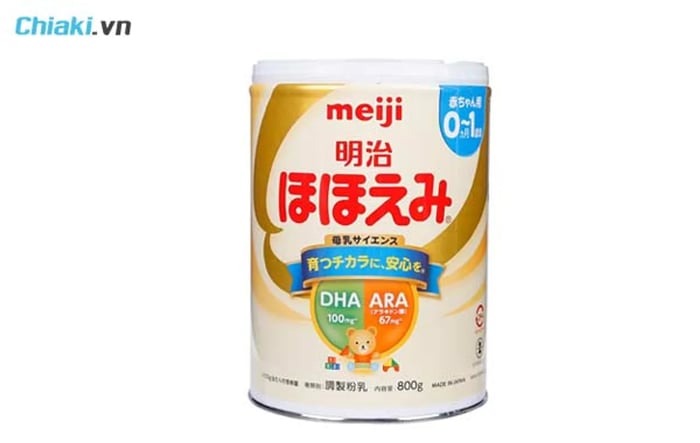 sữa cho bé sơ sinh từ 0-6 tháng tuổi Meiji số 0