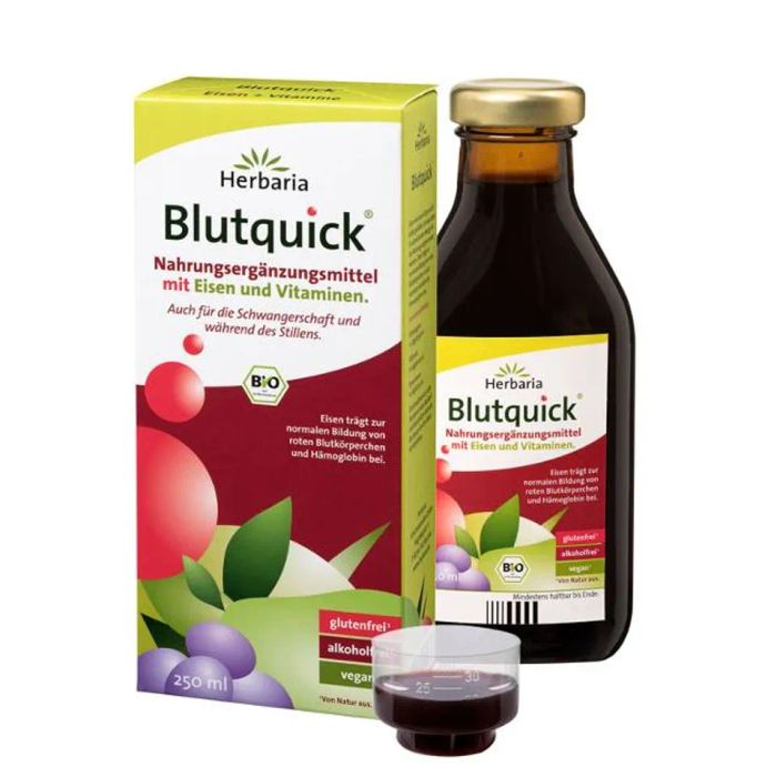 Siro bổ sung sắt cho bà bầu Blutquick Herbaria